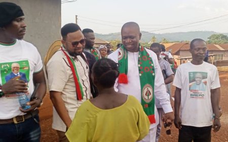 Bibiani Anhwiaso Bekwai NDC PC starts door to door campaign ahead of 2024 General Elections