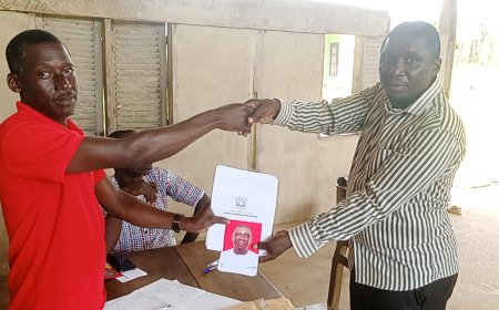 A/R: District Assembly Elections : Joseph Teye Mensah Confident Of Winning Oboasikrom Seat
