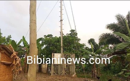 W/N : ABANDONED AKONTOMBRA NKWANTA MASTS : RESIDENTS LAMENT OVER NEGLECTION