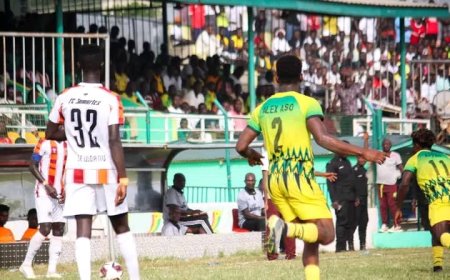MATCH REPORT : Bibiani Gold Stars Humbles Samatex FC in a 3:0 home win
