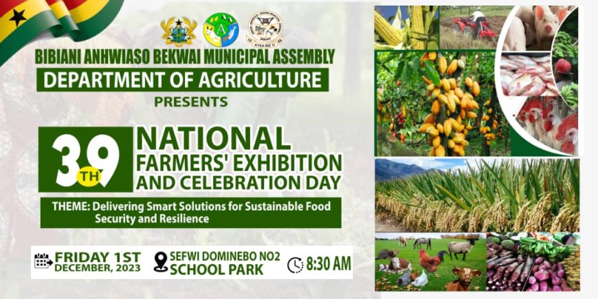 FARMERS DAY : WE'VE PLANNED TO GIVE CASH PRIZE TO OVERALL WINNER BUT IF IT FAILS, WE'LL OFFER A VALUABLE ITEMS-Mr.Daniel Agyenim Boateng