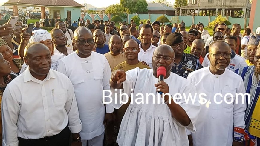 W/N : WHAT IDEA DID JOHN MAHAMA BRING WHEN HE WAS VICE PRESIDENT ? HE IS THE PAST,I AM THE FUTURE - DR BAWUMIA