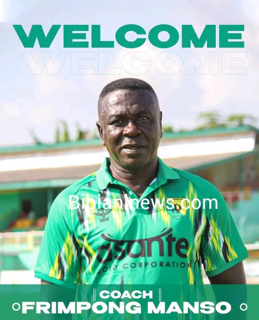 BREAKING NEWS: Coach Frimpong Manson Named As New Bibiani Gold Stars Head Coach