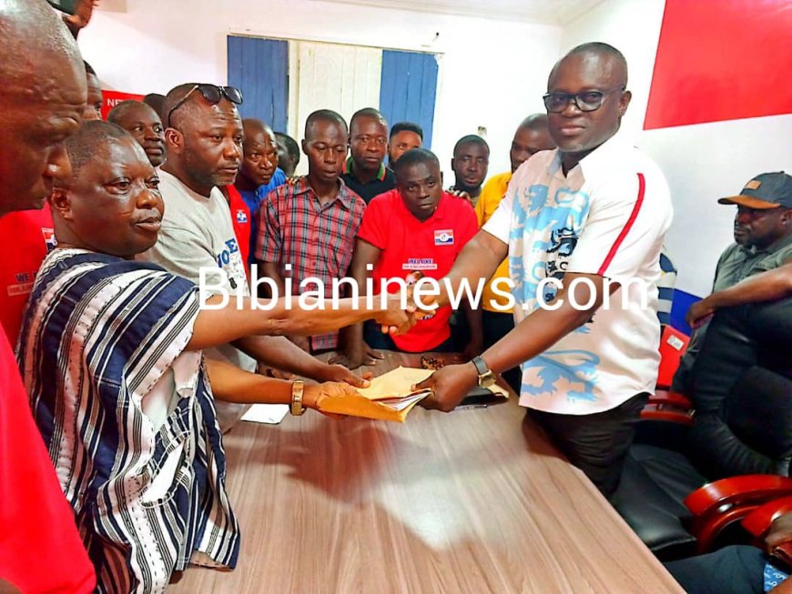 Bibiani Anhwiaso Bekwai Constituency MP files Nomination To Seek For Second Term