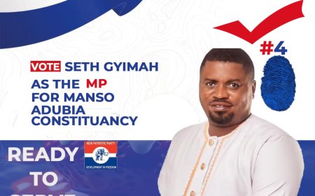 Seth Gyimah: NPP’s Political Messiah For Manso Adubia