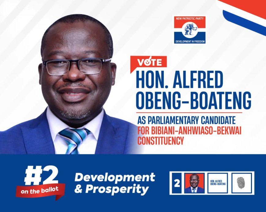 NPP Primaries : Alfred Obeng Boateng Secures Number Two Spot On Ballot Paper