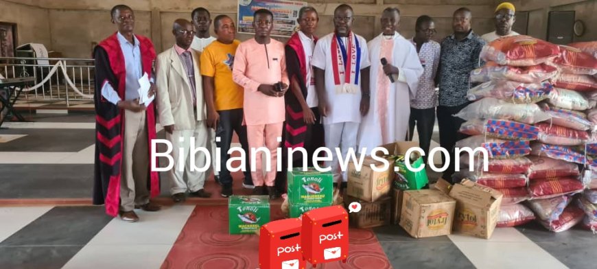 MP Donates Over 40 Bags Of Rice To Bibiani Anglican Church