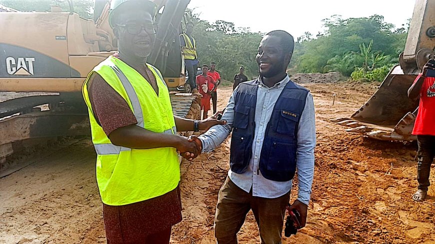 W/N : Bibiani Anhwiaso Bekwai MP Inspects Ongoing Projects