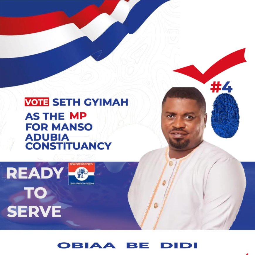 Seth Gyimah: NPP’s Political Messiah For Manso Adubia
