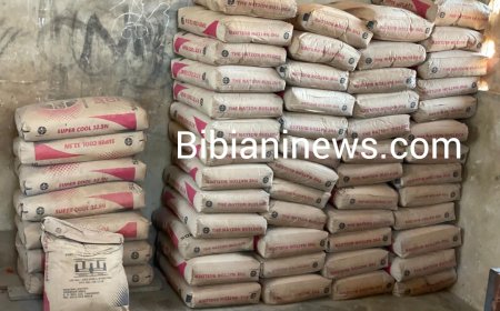 W/R : English and Arabic Basic School receives 50 bags of cement from Wassa Amenfi East MP