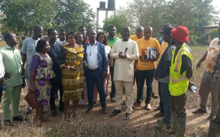 Social: Bibiani Anhwiaso Bekwai MP has moved into addressing the hygiene and sanitation concerns of Sefwi Bekwai SHS