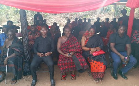 B/A/B : Alfred Obeng Boateng leads delegations to sympathyzid with Mary Afukaah's family
