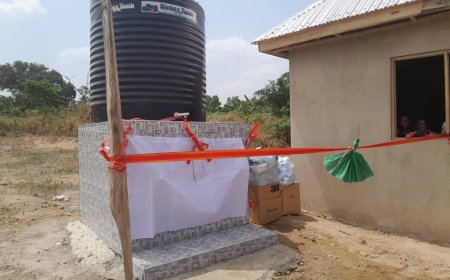 Pecan Energies Ghana LTD/BUVA Foundation Commissions Mechanised Borehole At Duaponko