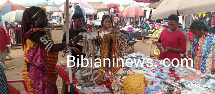 Social: Bibiani Traders Cry Foul Over Low Patronage because of Current Economic Crisis