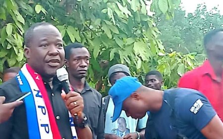 B/A/B : Bibiani Anhwiaso Bekwai MP Embarks On Working Visit To Local Communities