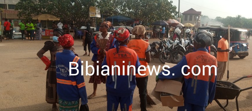 Bibiani : The beautification of the environment relies on the important work of our staff, so it is crucial to treat them with respect - Zoomlion Manageress