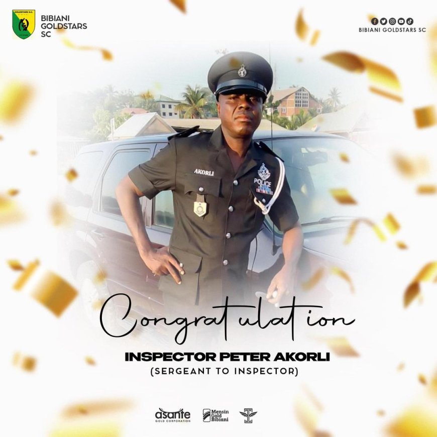 Lifestyle : We are delighted to share accomplishing one of our staunch supporters as he gains promotion in the Ghana Police Service