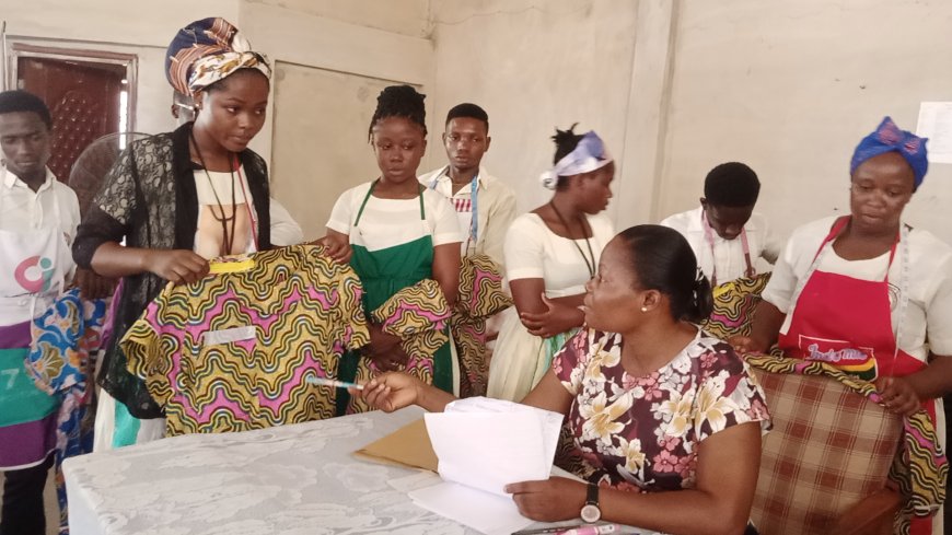 Bibiani: 59 Tailors and dressmakers apprentice participate in NVTI Proficiency one examination