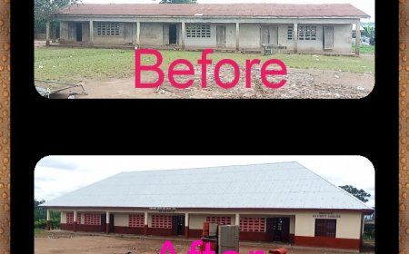 Education: Old student’s hand over renovated classrooms to alma mater in Kuffour Camp