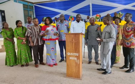 "Sefwi Wiawso Municipal Education Directorate Organizes Send-Off Ceremony for Outgoing Municipal Director of Education"