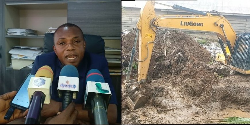 Hon. Sebastian Obeng, the Municipal Chief Executive (MCE) for Bibiani Anhwiaso Bekwai, has taken a proactive step to prevent flooding in the area by leading a desiltment exercise for gutters