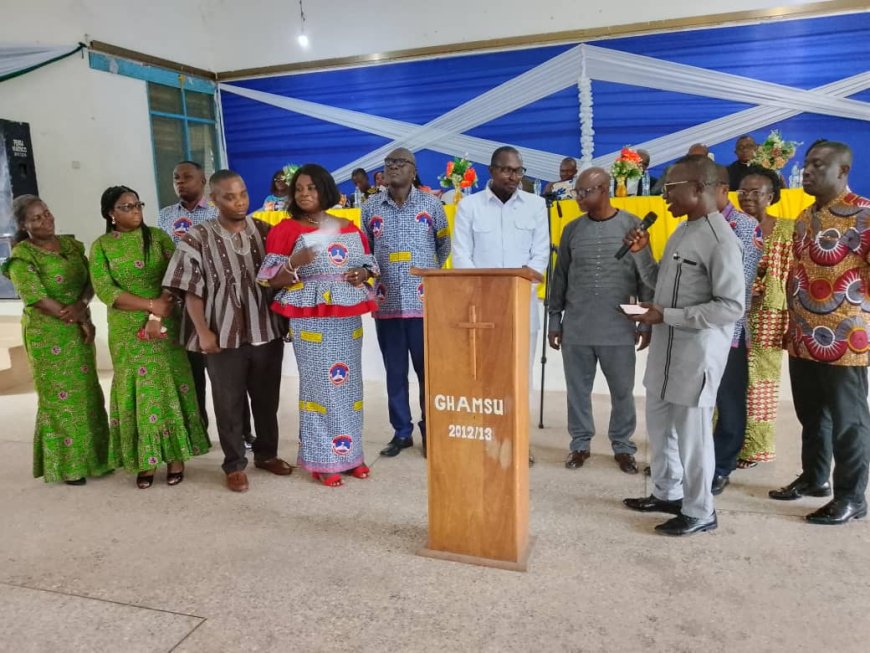 "Sefwi Wiawso Municipal Education Directorate Organizes Send-Off Ceremony for Outgoing Municipal Director of Education"