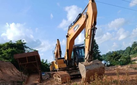 C/R: Three Illegal Miners Arrested At Diaso; Excavator And Weapon Retriever