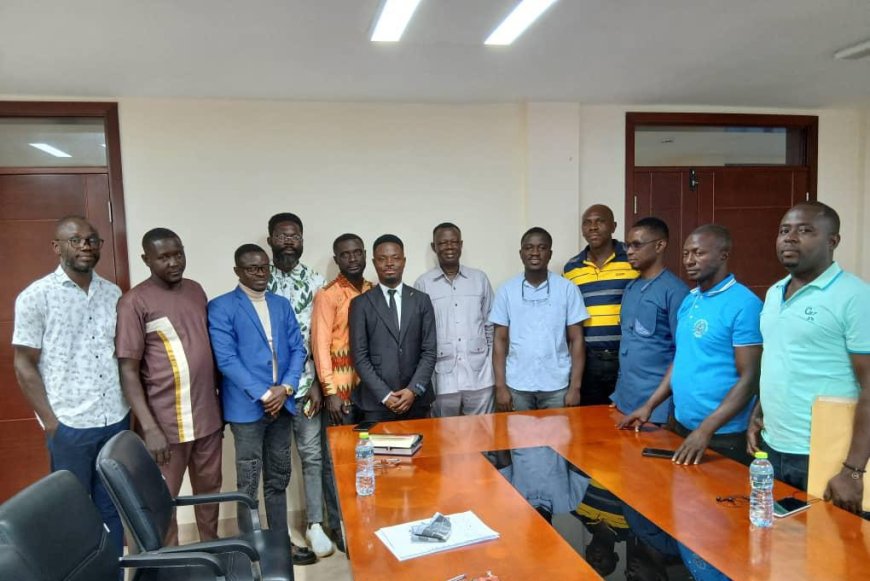 Constituency Communication Officers Pay Courtesy Call on Western North Regional Minister