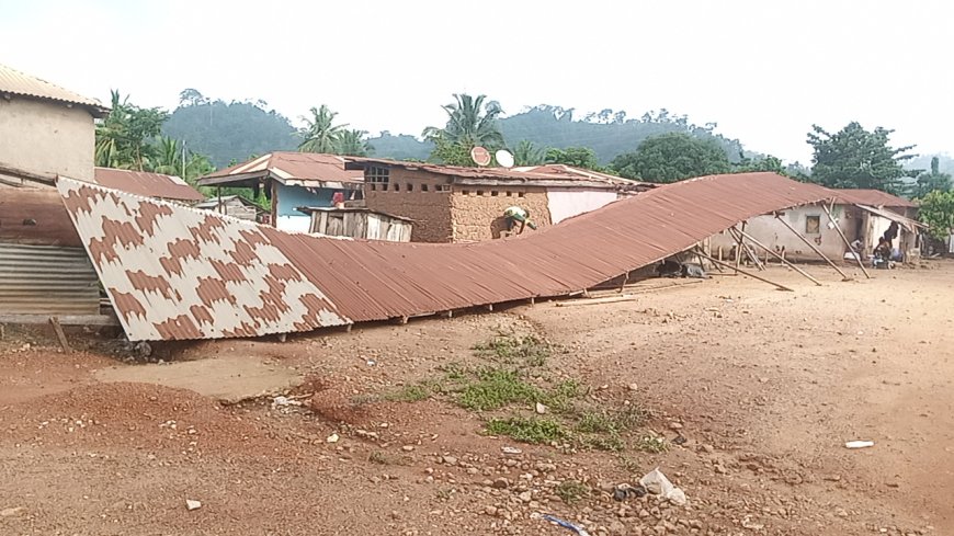 Heavy Storm Rips Off Roof of Abesi-Nsuom Community Center