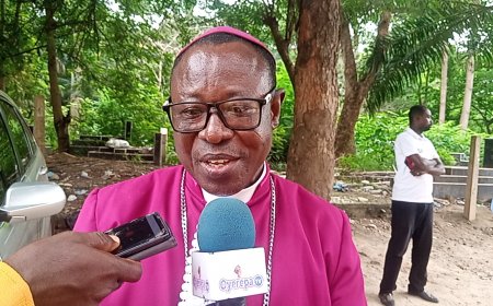 Let's do away with corruption and greediness as we pray for God to sustain and protect our nation Ghana _ Sefwi Bekwai Methodist Bishop advices.