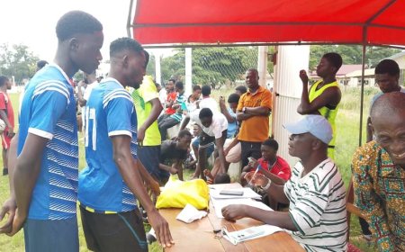 88 Young Players Showcase Talent at Bibiani Gold Stars Talent Hunt