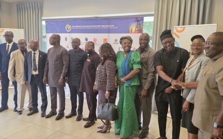 Hon. Hajia Zuwera Mohammed Ibrahimah, Member of Parliament for Salaga South, attended the Africa Oil Week celebration alongside GNPC board members.