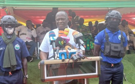 Minister of Lands and Natural Resources Decries Impact of Irresponsible Mining