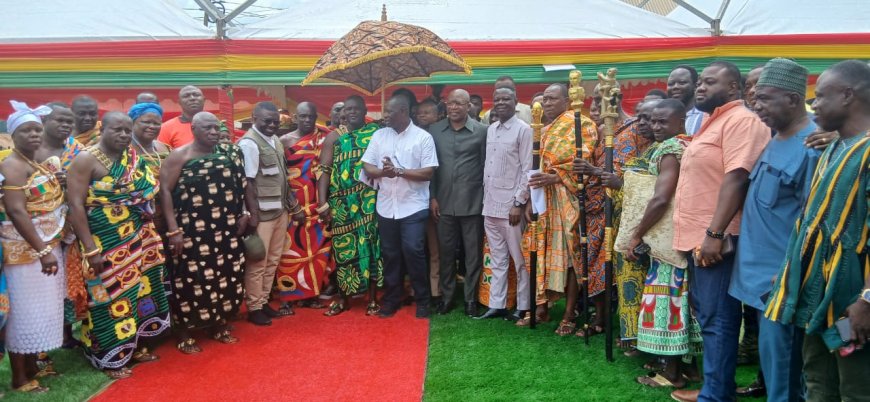 Minister of Lands and Natural Resources Inaugurates Responsible Cooperative Mining in Bibiani
