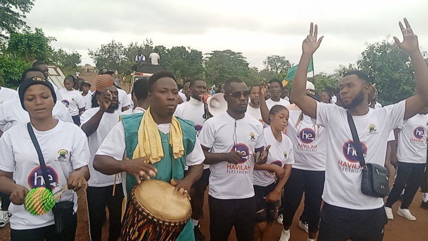 Bibiani Achievers Fun Club Celebrates 4th Anniversary with Float and Community Engagement