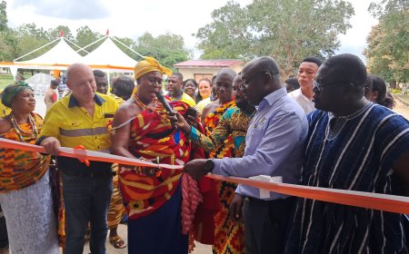 Asante Gold Bibiani Limited and PW Mining International Hand Over Renovated Bibiani Municipal Hospital Mortuary to Management