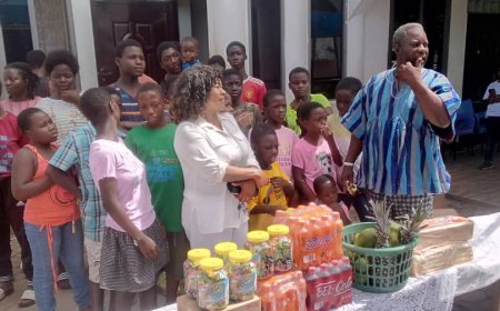 Loretta Nana Hemaa Nhyira Frimpong Celebrates Birthday With Orphanages At Nungua*