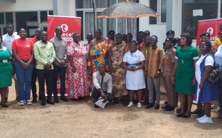 Telecel Ghana and Mahama Care Initiative Donate Cervical Cancer Screening Equipment to Sefwi Wiawso Municipal Hospital