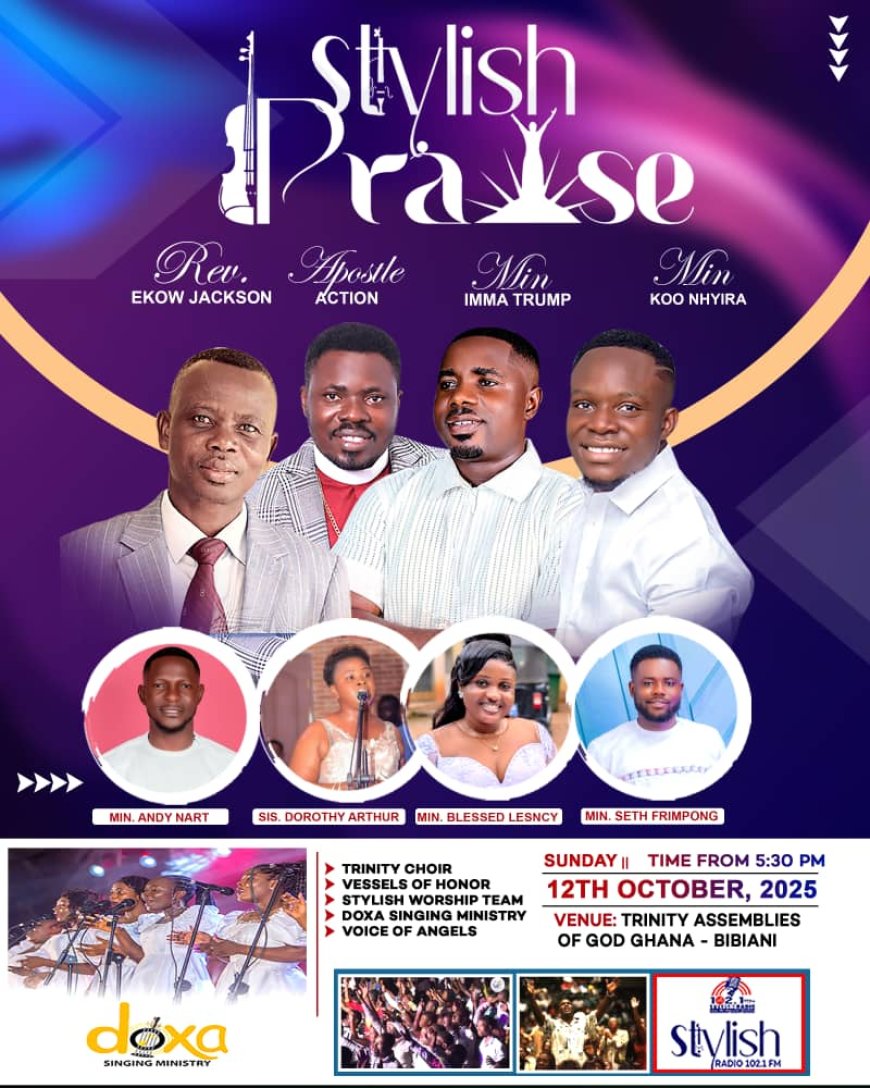 Praise God : Stylish Radio Set to Host 3rd Edition of “Stylish Praise” on October 12