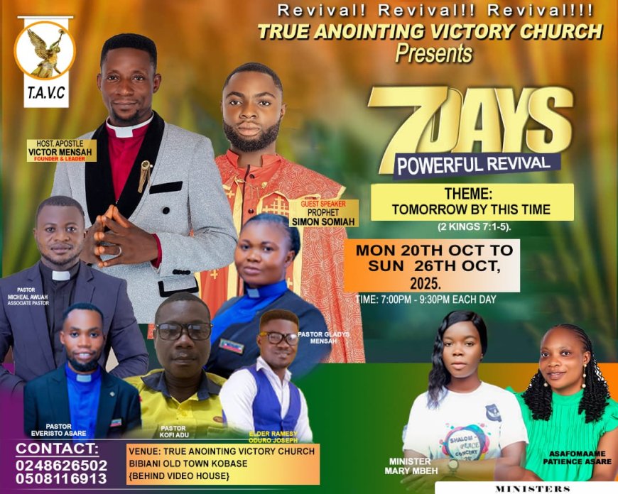 PUBLIC INVITATION – 7 DAYS POWERFUL REVIVAL