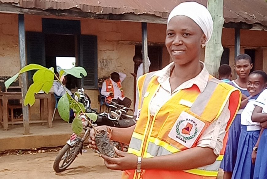 Bibiani-Anhwiaso-Bekwai NADMO Coordinator Urges Schools to Embrace Tree Planting to Protect Infrastructure