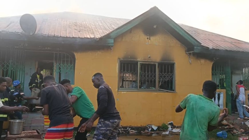 Two Bedrooms Self-Contained Destroyed in Fire Outbreak at Bibiani-Natwikumye