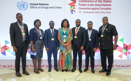 AFIG represents Ghana at UN anti-corruption conference in Doha