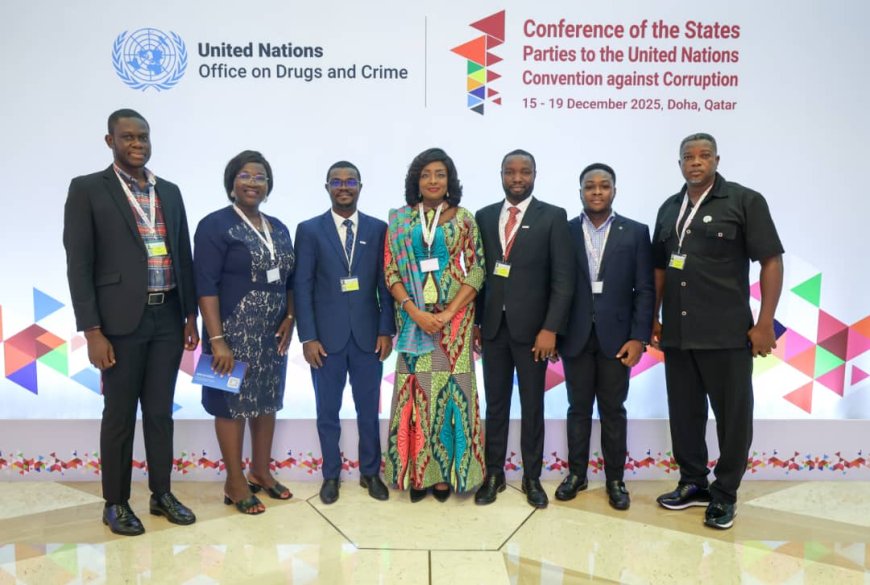AFIG represents Ghana at UN anti-corruption conference in Doha