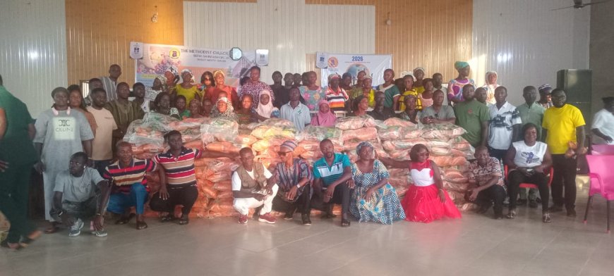 Lawyer Stephen Kingsley Bennieh Extends Support to Widows, Widowers and Happy Family Group in Bibiani-Anhwiso Bekwai Constituency