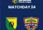 Ghana Premier League – Matchday 24 Preview Bibiani Gold Stars S.C. vs Accra Hearts of Oak