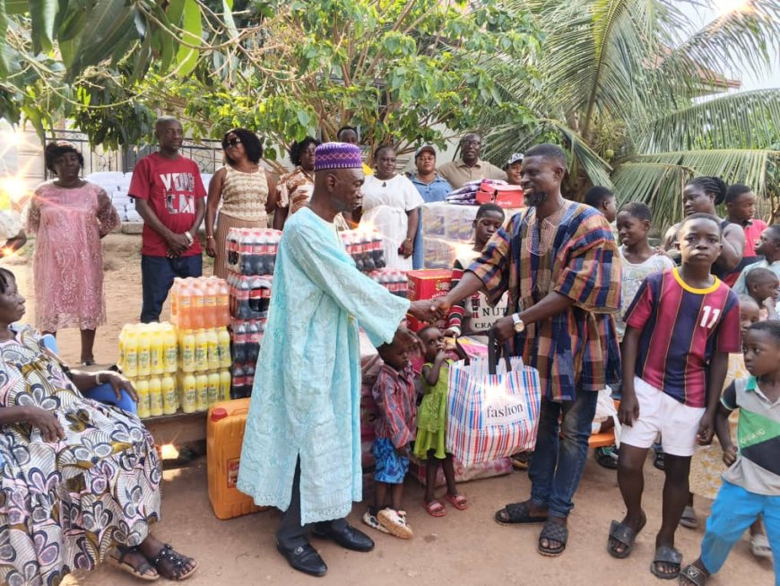 1993 Bibiani Catholic ‘A’ JHS Batch Donates to Homa Ghana Orphanage to Mark Ghana’s 69th Independence Anniversary