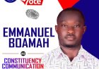 Emmanuel Boamah Urges Party Members to Be Bold and Participate in NPP Internal Elections
