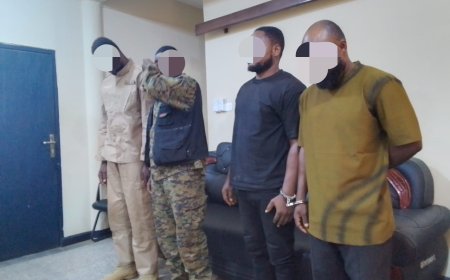 Fake National Security Operatives Arrested for Mining Site Raids in Western North Region
