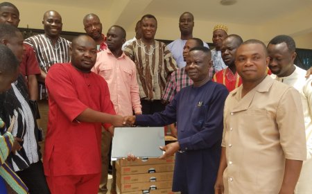 Western North Receives 250 Laptops Under One Million Coders Initiative; Regional Minister Commends President Mahama